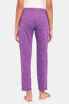 Rosaline Starry Nights Knit Cotton Pyjama - Royal Lilac — thumbnail 3